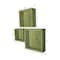 Ekena Millwork Square, Closed Back, Vintage Farmhouse Shadow Box Shelves, Barnwood Decor Collection, PK3 DECR15SBSQCBGR - alternate 3